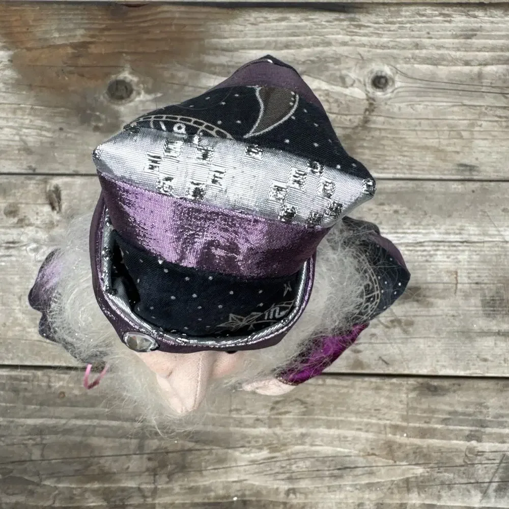 Unusual Handmade Scary Whimsical Witch Sorcerer Halloween OOAK